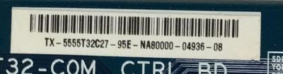 KIT DE TARJETAS PARA TV TCL MAIN SVSMST1008-MA200AA / 40-MST10F-MAA2HG / V8-ST10K01-LF1V1291 / FUENTE 08-L12NLA2-PW200AA / L12NW / L12NH / T-CON 55.55T32.C27 / 55T32-C0L / 5555T32C27 / PANEL T550QVN05.7 / MODELO 55S425 - Imagen 2